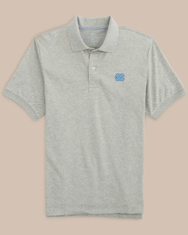 Floral Prints UNC Tar Heels Men's New Short Sleeve Skipjack Polo