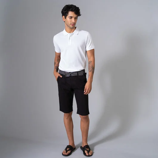 Free Design Vanilla Frost White Cotton Polo T-Shirt